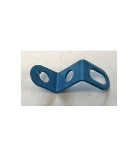 Narrow obtuse angle bracket blue f1