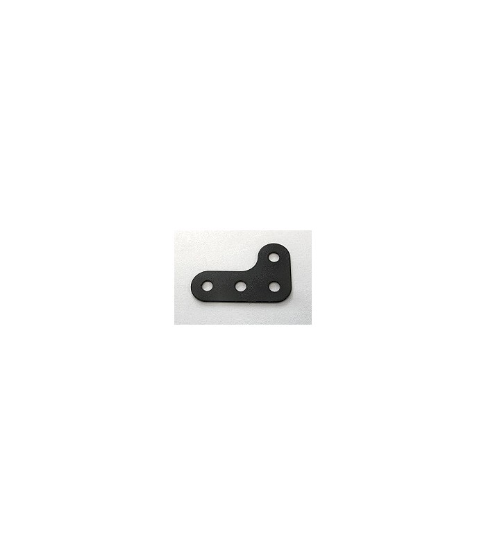 Gousset triple 38 x 25 mm noir Gousset triple 38 x 25 mm noir