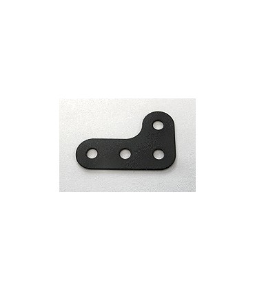 Triple corner bracket black