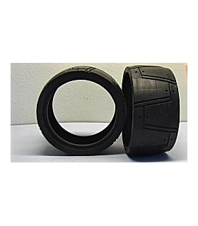 Tyre ø 54 mm w, 25,4mm rubber (fit to 187 c) x 2