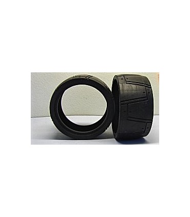 Tyre ø 54 mm w, 25,4mm rubber (fit to 187 c) x 2