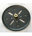 Pulley with boss ø 75mm grey