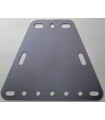 Flex. plate trapeze 3x7h silver grey