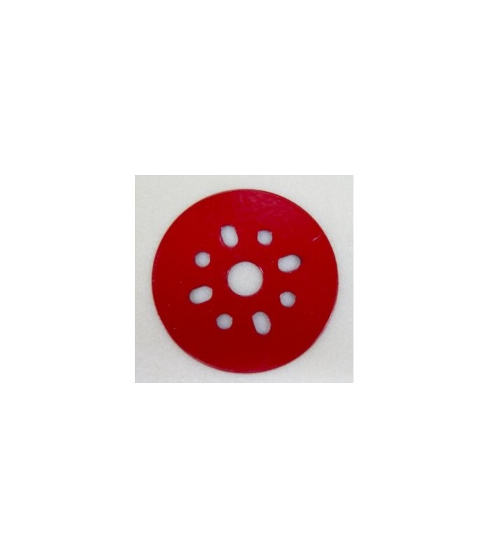 Circular plate Ø 51mm Red Circular plate Ø 51mm Red