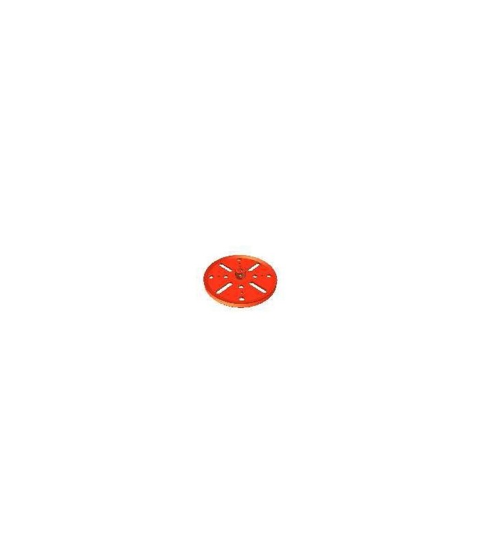 Poulie à moyeu D63mm rouge Poulie à moyeu D63mm rouge