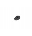 Plaque circulaire D26mm rouge