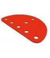Plaque rigide 1/2 circulaire D63mm