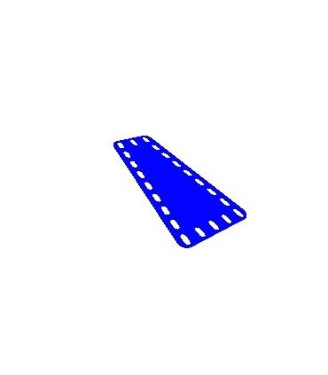Plaque trapèze flexible 3x5tr L9tr