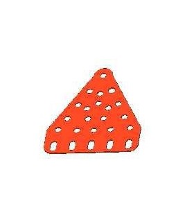 Plaque triangulaire base plate 60mm côté