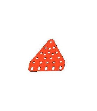 Plaque triangulaire base plate 60mm côté