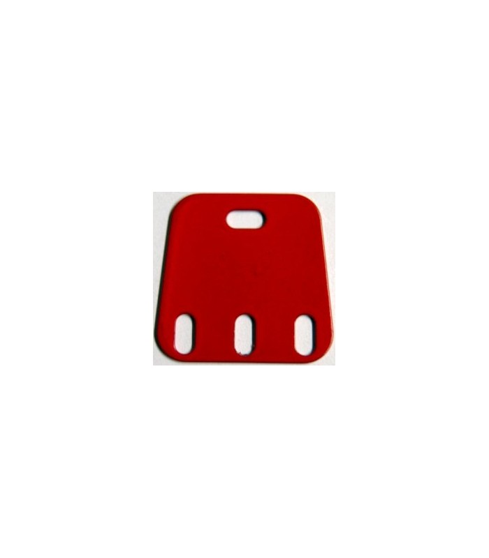 Plaque trapèze rigide 37,3X37,3mm rouge Plaque trapèze rigide 37,3X37,3mm rouge