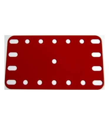 Metal Flex.Plate 90X50mm red