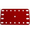Metal Flex.Plate 90X50mm red