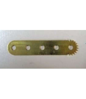 Bande 5 tr laiton dentée