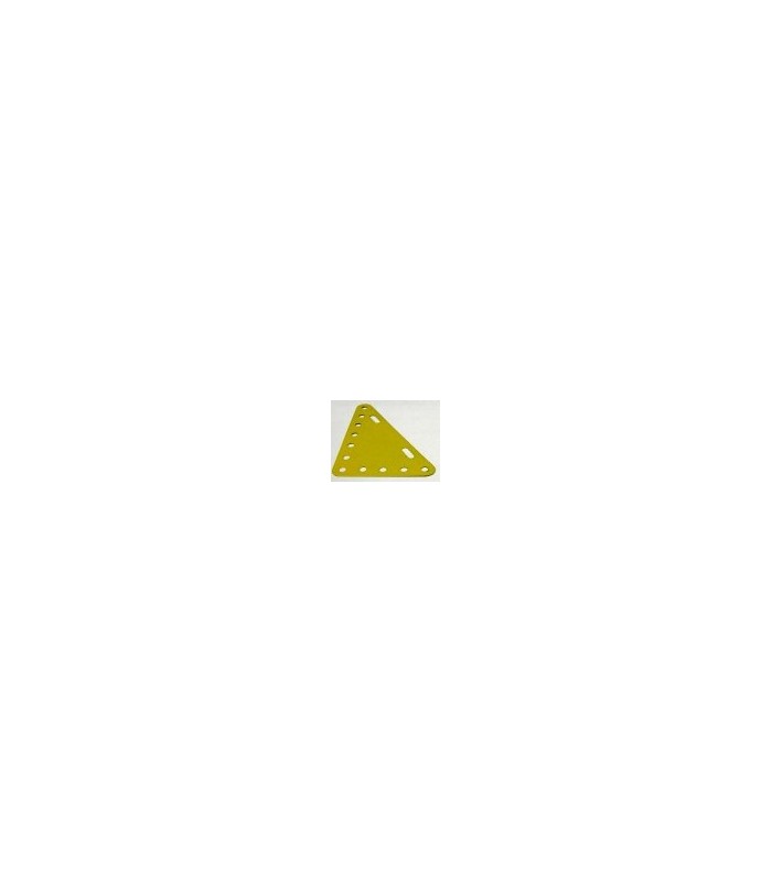 Plaque flex triang 90 x 60 métal jaune Plaque flex triang 90 x 60 métal jaune