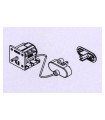 Motor 3sect. + switch + trap 3v copper