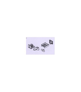 Motor 3sect. + switch + trap 6v grey