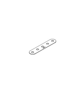 Strip 5 holes red/blue
