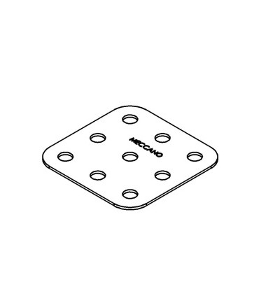 Plaque rigide 38 x 38 blanc (3 x 3 tr)
