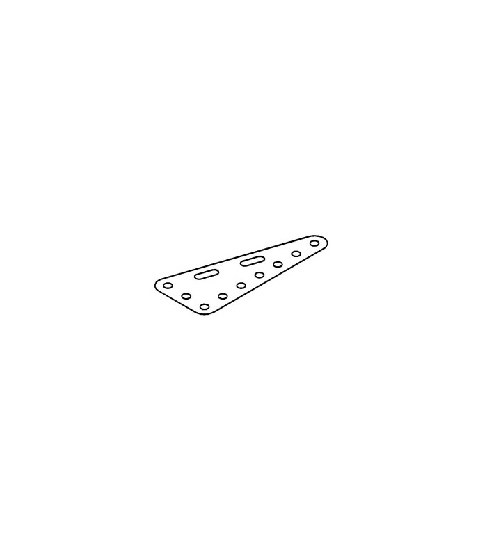 Plaque flex triangulaire 90 x 40 blanc