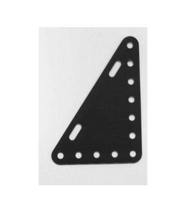 Plaque flex triangulaire 90 x 60 boir brillant