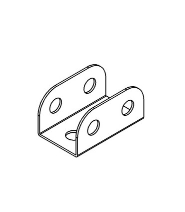 Flanged Plate 26 x 12 mm Zp