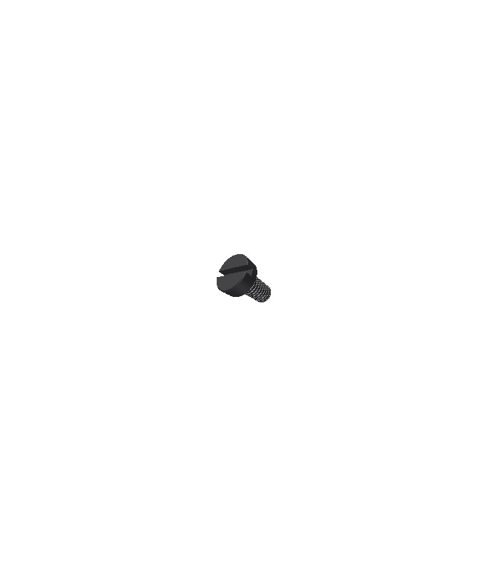 Vis noire tête fendue 5mm Vis noire tête fendue 5mm