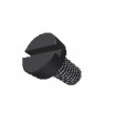 Vis noire tête fendue 5mm