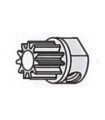 Pignon 11 dents l6mm Zamack