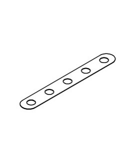 Flex narrow strip 5 holes black