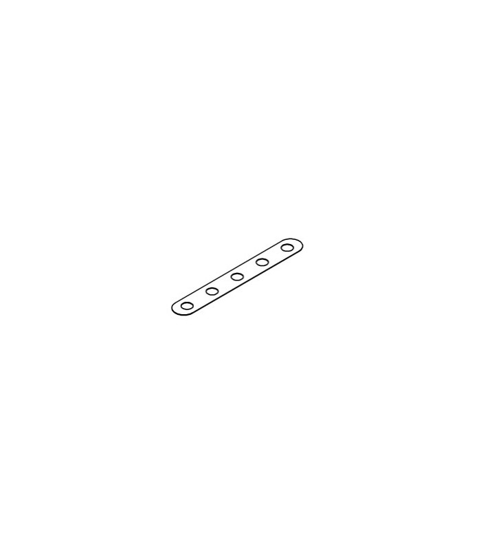 Bande etroite 5 trous flexible noir Bande etroite 5 trous flexible noir