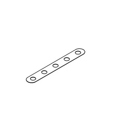 Flex narrow strip 5 holes black