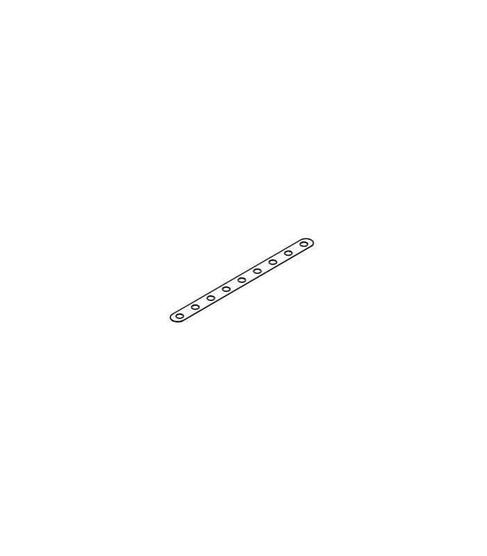Flex narrow strip 9 holes black      (unavailable)