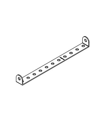 Double angle strip 1x11h (140x12 mm) zn