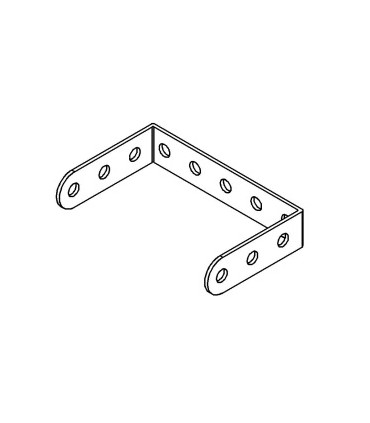 Bande coudée 3x5 tr (60x38 mm) zn