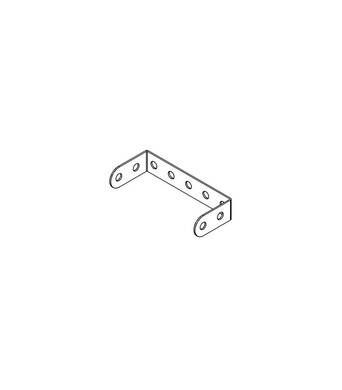 Bande coudée 2x5 tr zn (60x25 mm)