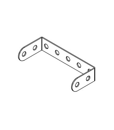 Bande coudée 2x5 tr zn (60x25 mm)