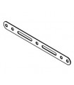 Slotted strip 140 mm zn