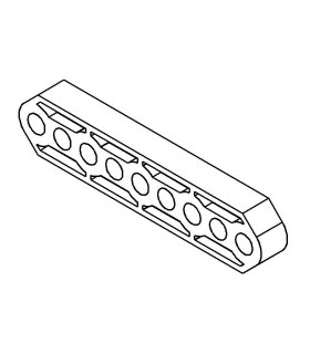 Thick strip 9 holes copper