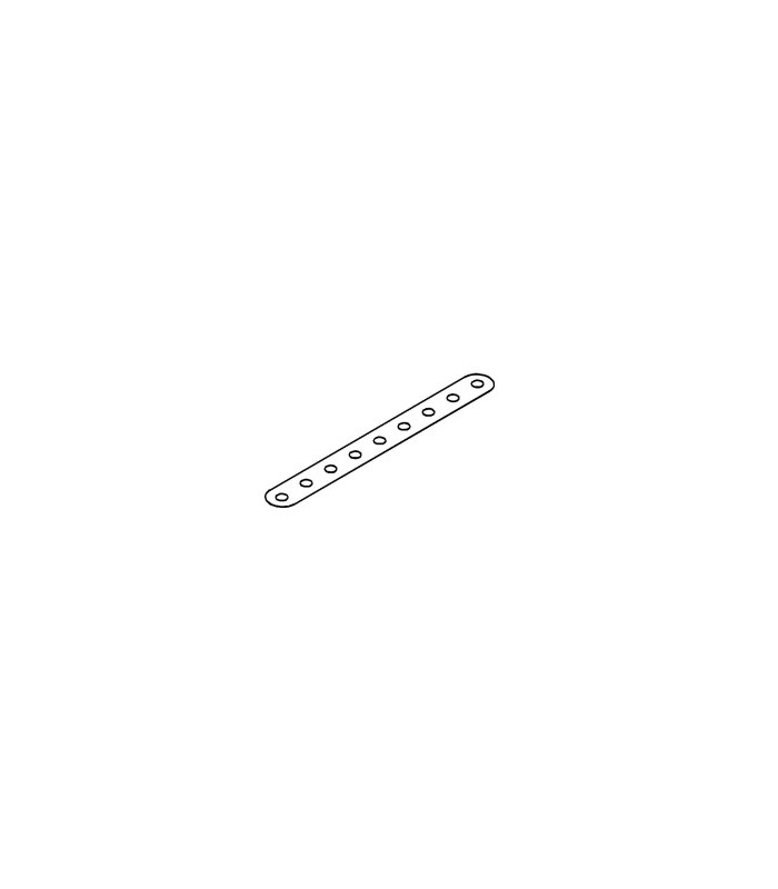 Flexible strip 9 h red
