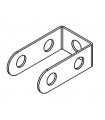 Support double etroit 26 x 12 mm zn