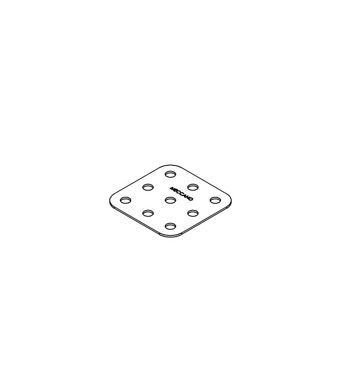Flat plate 3x3 h (38x38mm) beige