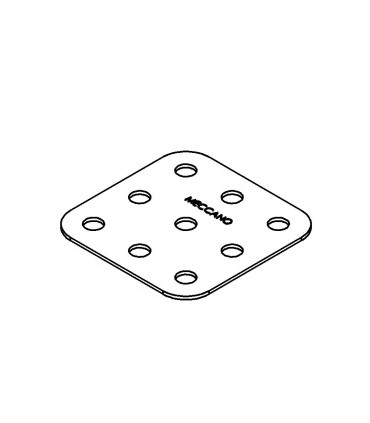 Flat plate 3x3 h (38x38mm) beige