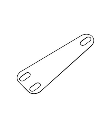 Flexible Triang Plate 2X1 brown