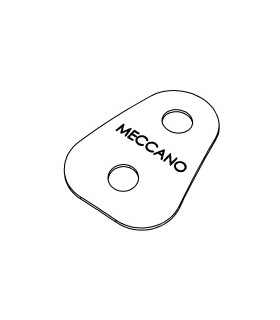 Curved isocele triangular plate zp