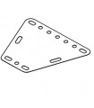 trapezoïdal flexible plate 3x7h red