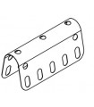 Curved plate u section red