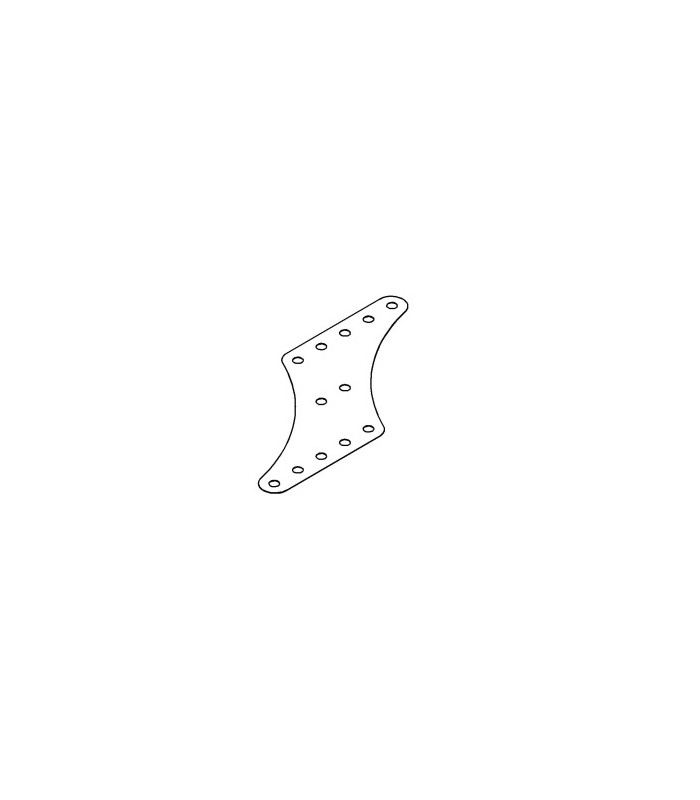 Flexible Plate Y/2 126mm purple