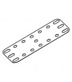 Plaque flexible 90x40mm orange