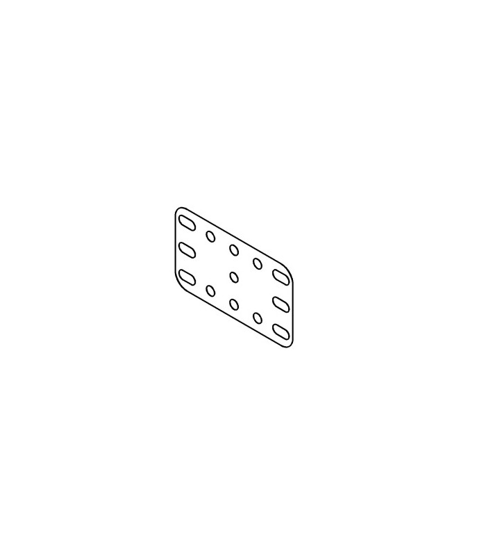 Plastic plate 3x5 h (40x60mm) red Plastic plate 3x5 h (40x60mm) red